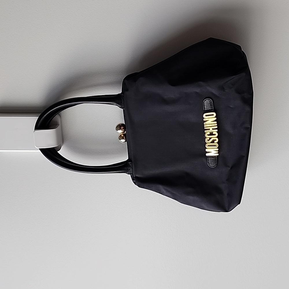Vintage Moschino Nylon Wired Frame Doctor Bag